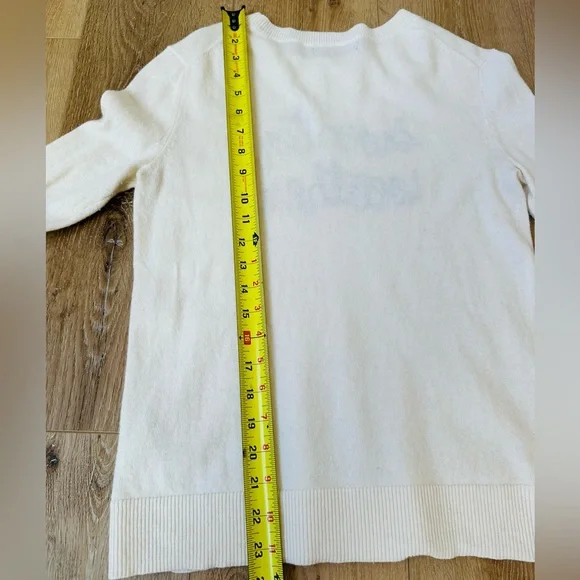 Banana Republic Cream wool cashmere Sweater - Picture 6 of 8